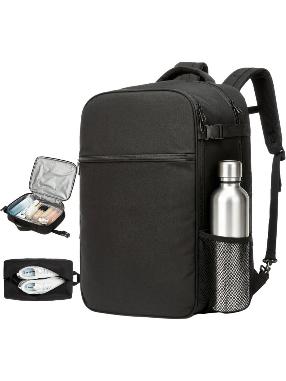 40L Travel Backpack for Men & Women, Lightweight Carry-On Bag for Adventures